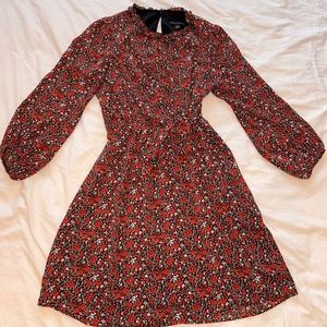 Banana Republic Floral Long Sleeve Dress